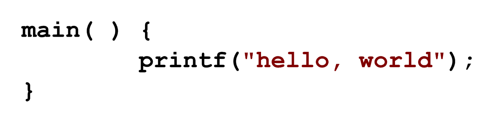 Compiled vs interpreted language 'hello' message.
