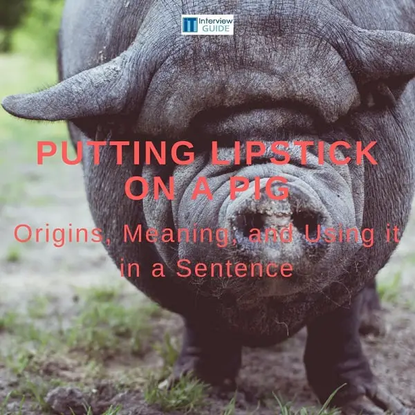 putting lipstick on a pig