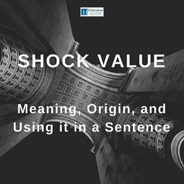 shock value meaning