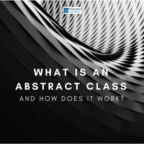 what is an abstract class