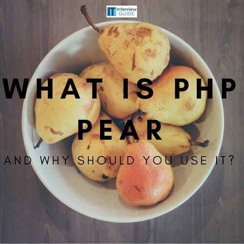 what is php pear