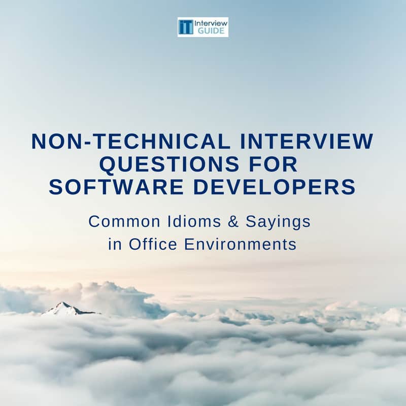 non-technical interview questions for software developers