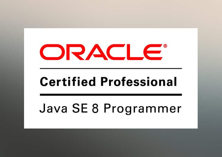Oracle Certified Associate Java SE 8